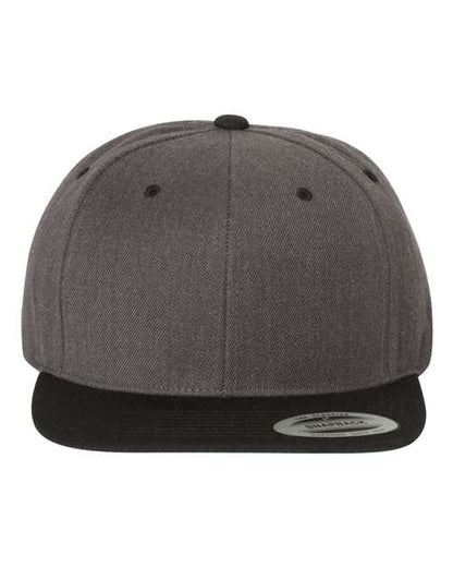 Yupoong 6089M Premium Flat Bill Adjustable Snapback Cap