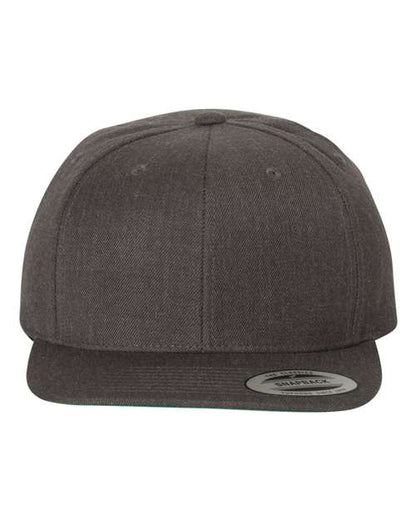 Yupoong 6089M Premium Flat Bill Adjustable Snapback Cap