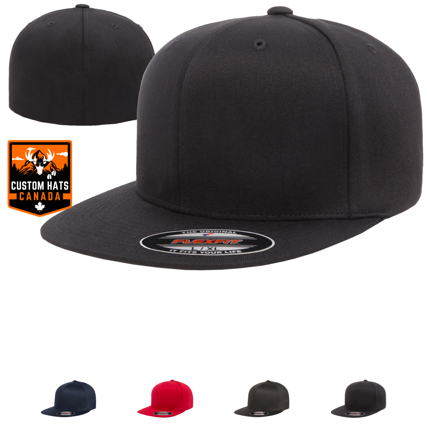 Custom Flexfit® 6297F Pro-Baseball On-Field Fitted Cap