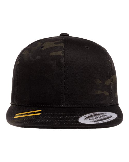 Yupoong 6089M Premium Flat Bill Adjustable Snapback Cap