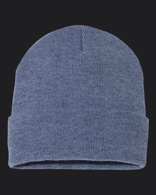 Sportsman 12" Solid Cuffed Beanie