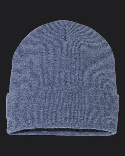 Sportsman 12" Solid Cuffed Beanie