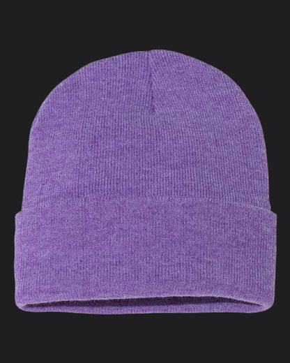 Sportsman 12" Solid Cuffed Beanie