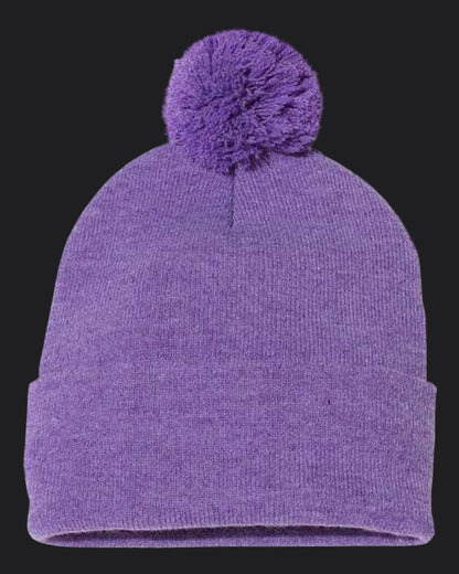 Sportsman 12" Pom-Pom Cuffed Beanie