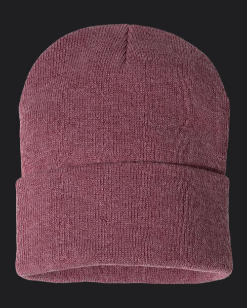 Sportsman 12" Solid Cuffed Beanie