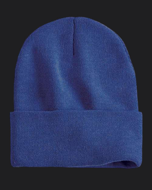 Sportsman 12" Solid Cuffed Beanie