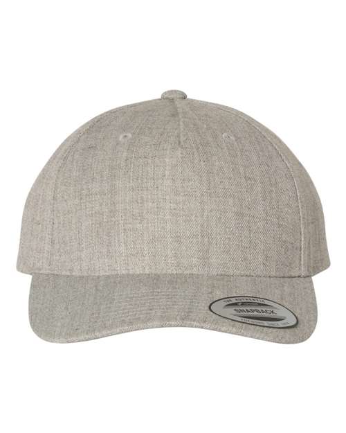 Yupoong 5789M Premium Five-Panel Curved Bill Snapback Cap