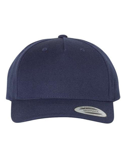 Yupoong 5789M Premium Five-Panel Curved Bill Snapback Cap