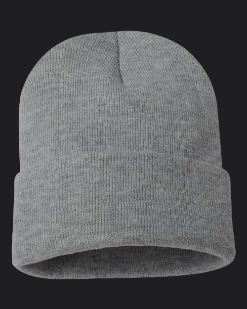 Sportsman 12" Solid Cuffed Beanie