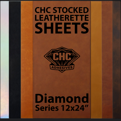 InStock - CHC Diamond Series Leatherette Sheets With Adhesive