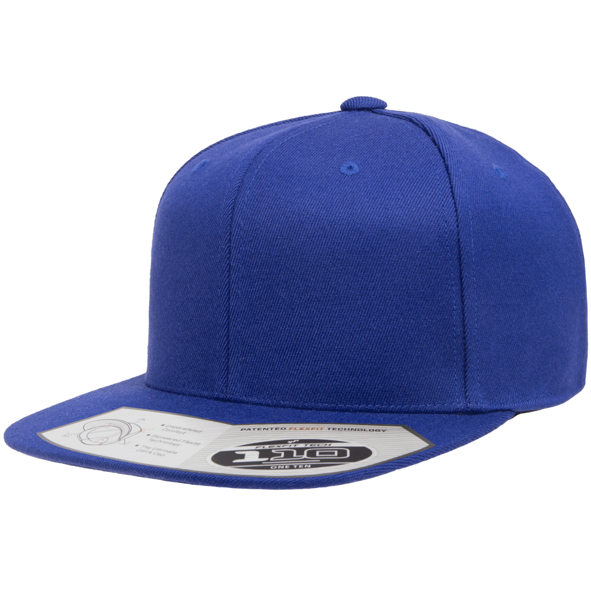 Blank Flexfit 110F Premium Snapback Cap with Adjustable Fit – Custom ...