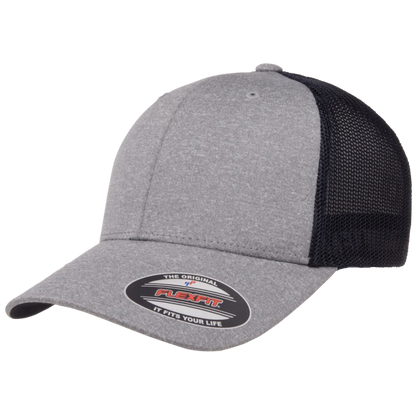 Custom Flexfit® 6311 Melange Trucker Fitted Cap