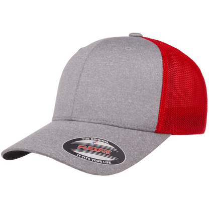 Custom Flexfit® 6311 Melange Trucker Fitted Cap