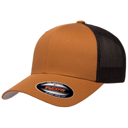 Custom Flexfit 6511 Trucker Mesh Stretchable Fitted Cap