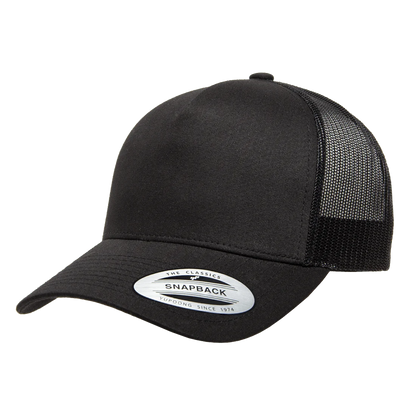 Custom Yupoong Classics® 6506 5-Panel Retro Adjustable Trucker Cap