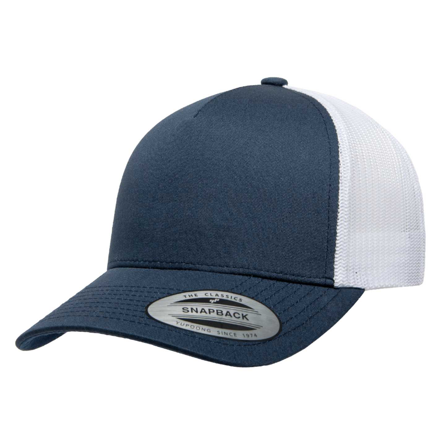 Custom Yupoong Classics® 6506 5-Panel Retro Adjustable Trucker Cap