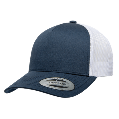 Custom Yupoong Classics® 6506 5-Panel Retro Adjustable Trucker Cap