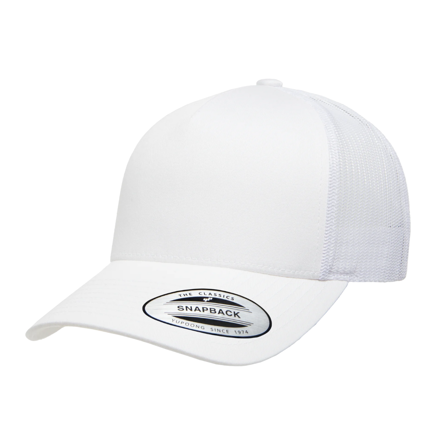 Custom Yupoong Classics® 6506 5-Panel Retro Adjustable Trucker Cap