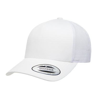 Custom Yupoong Classics® 6506 5-Panel Retro Adjustable Trucker Cap